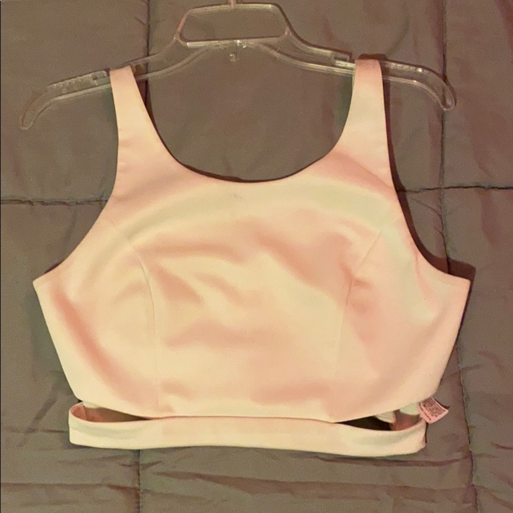 White crop top